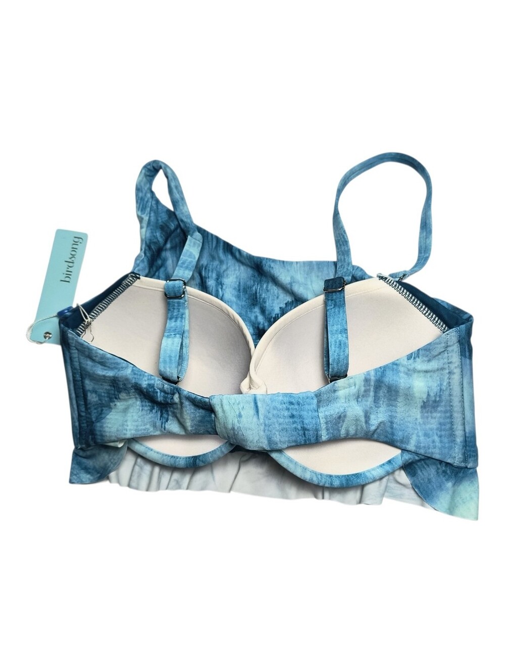 Birdsong Santorini Sea Women’s Vacation Tie-Dye Underwire Bikini Top 32DD NWT - Picture 6 of 11